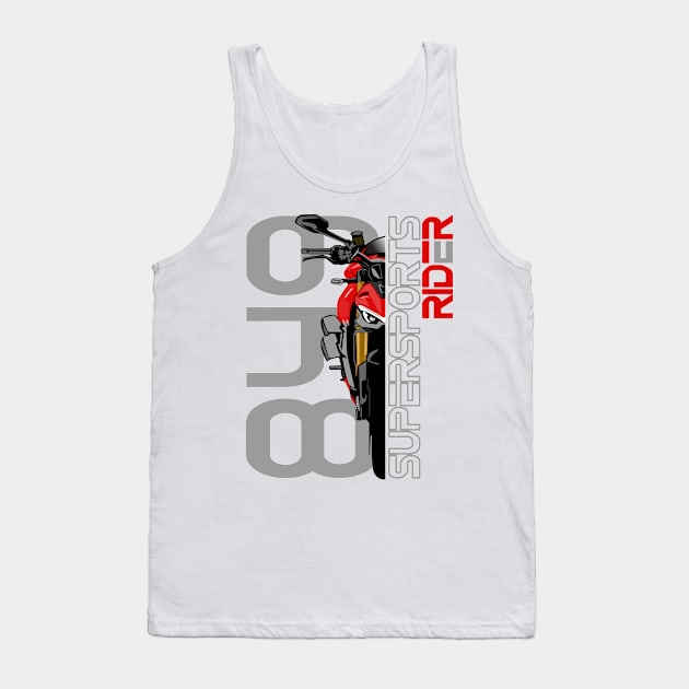 Supersports Rider Streetfighter V4 Tank Top by TwoLinerDesign